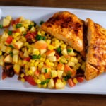 baked-salmon-with-corn-and-apple-medley