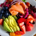 Smoked Salmon and Fruit Salad