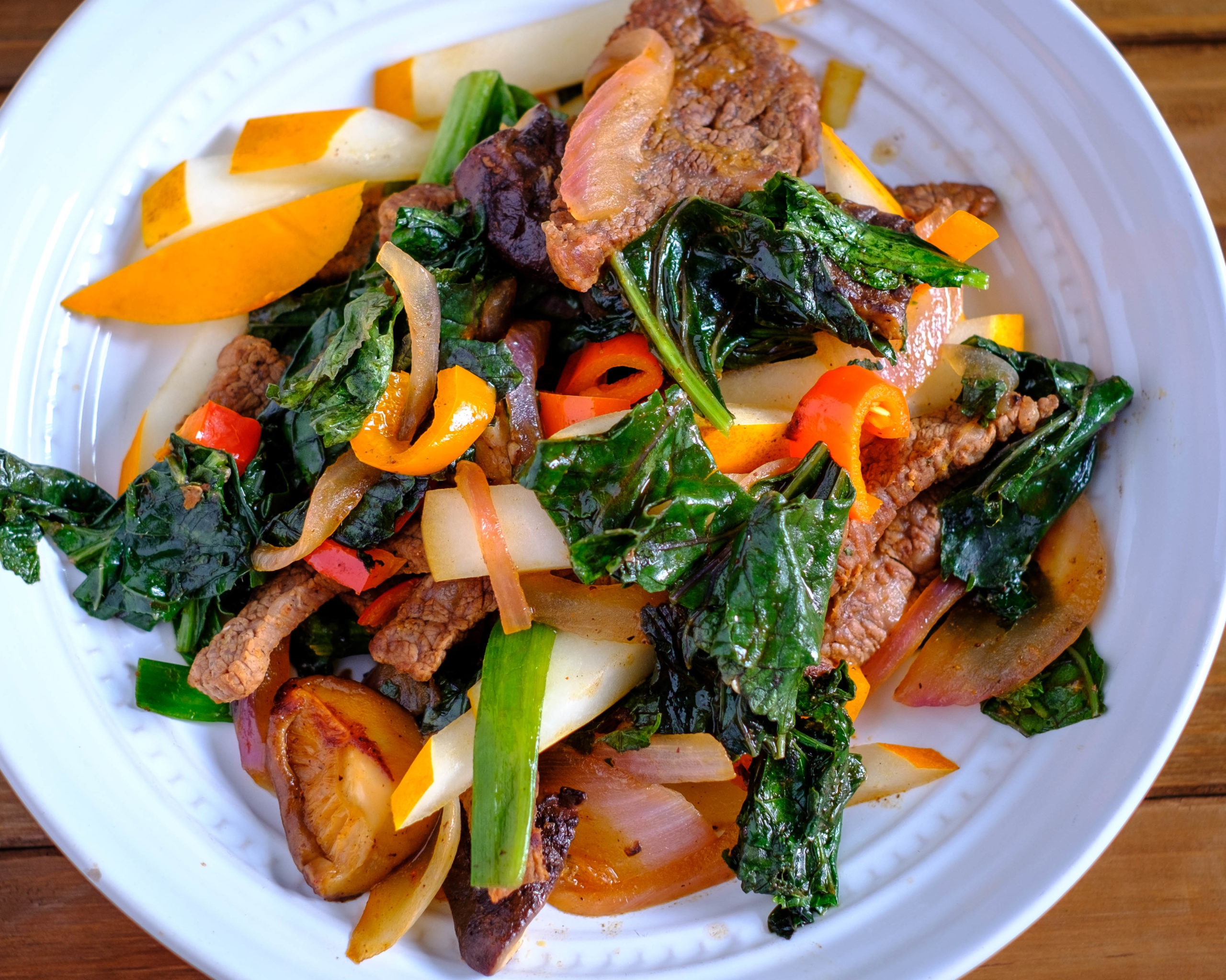 stir-fry-beef-with-pears-and-vegetables