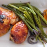 bbq chicken and green beans