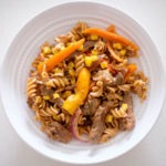 Beef fajita pasta