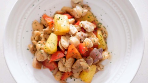 pineapple chicken stir fry