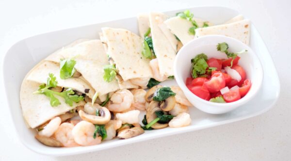 shrimp quesadillas