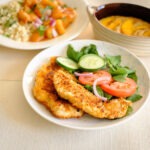 pan-fried chicken salad