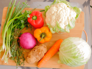 vegetables to stock a pantry