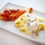 chicken and mashed potatoes