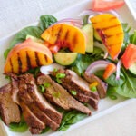 Steak & Peach Salad