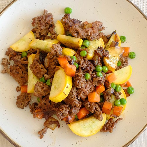 Ground Beef and Veggies