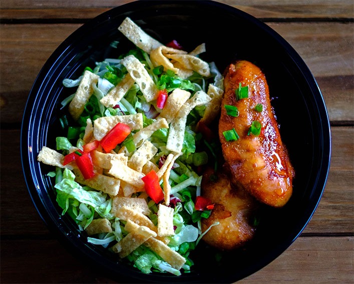 chicken tender salad