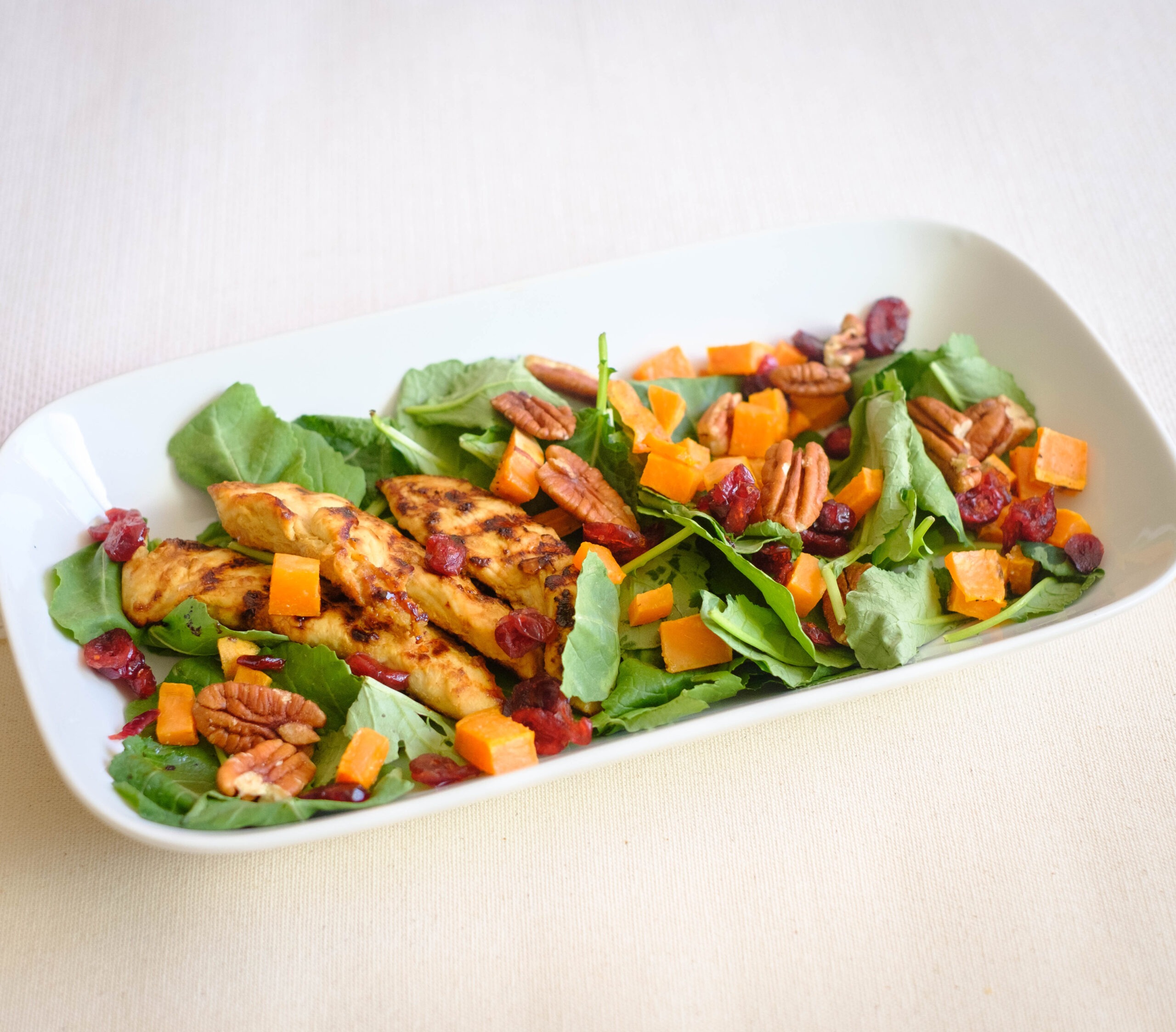 grilled chicken kale salad