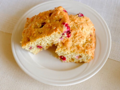 cranberry oat muffins