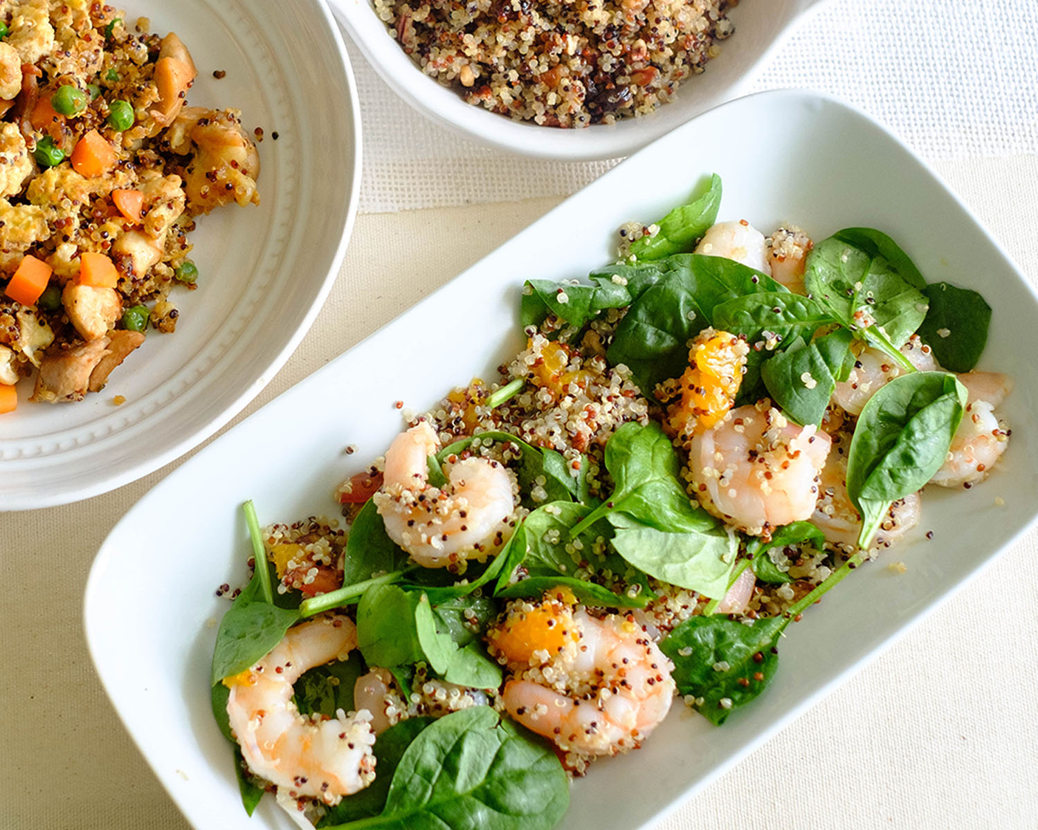 shrimp quinoa salad