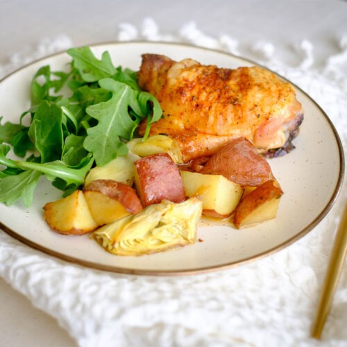 Rosemary Chicken with Potatoes and Artichokes PrepYoSelf