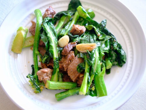 beef and chinese broccoli