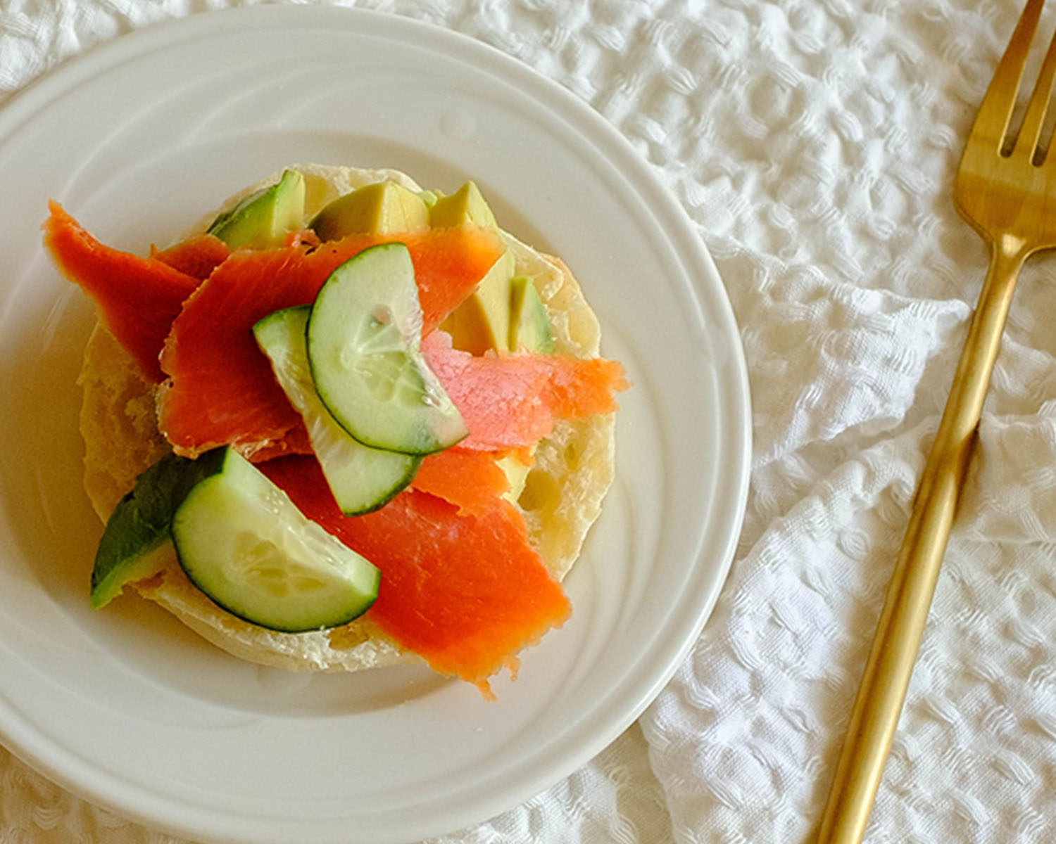 Smoked Salmon English Muffin PrepYoSelf