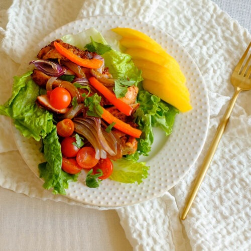 Sheet Pan Chicken Fajita Lettuce Wraps Low Cost Meals PrepYoSelf