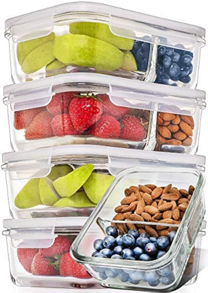 Prep Nautrals snack and meal prepping containers