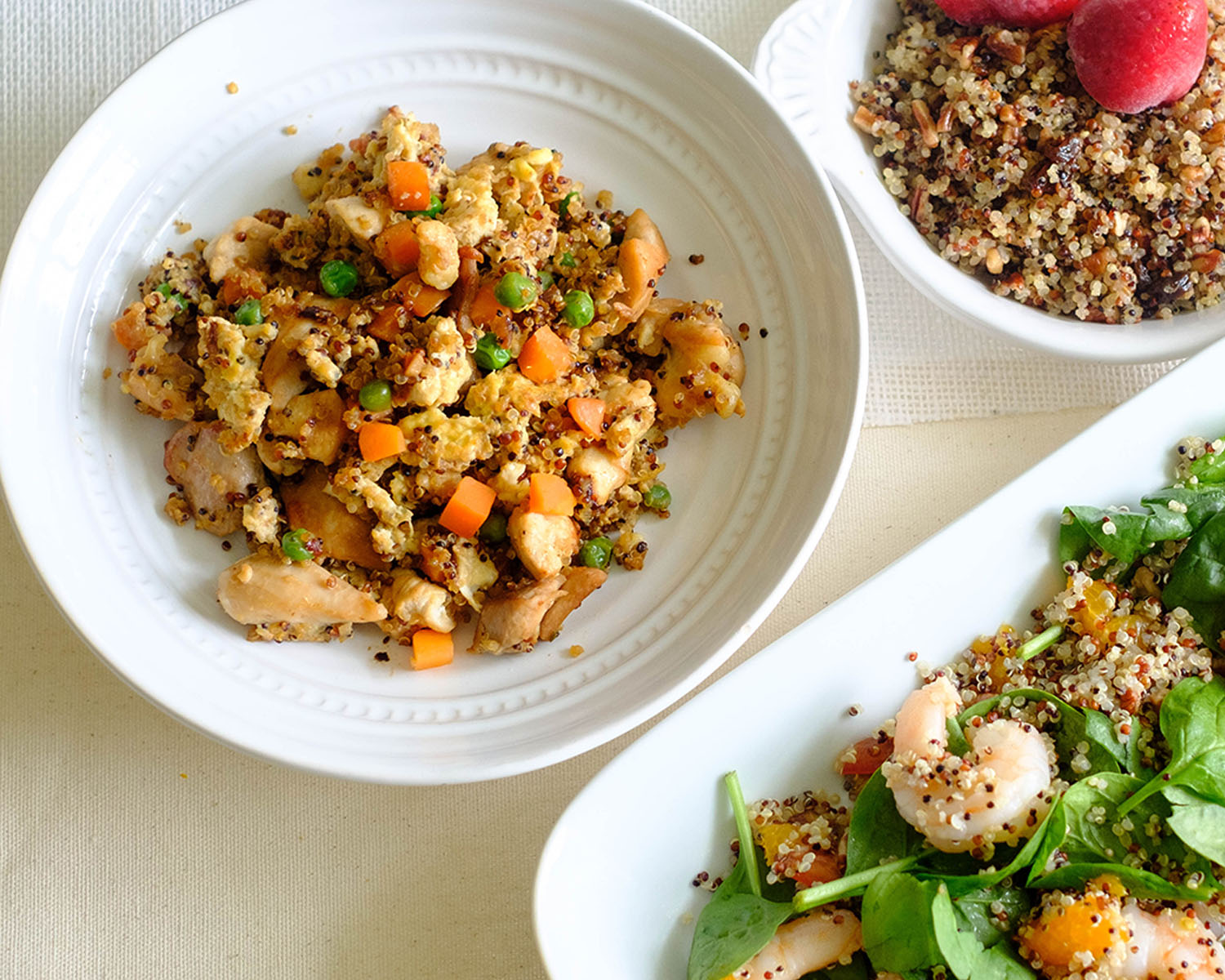 Chicken Quinoa Fried Rice PrepYoSelf