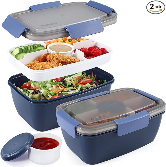 caperci salad meal prep container for lunch