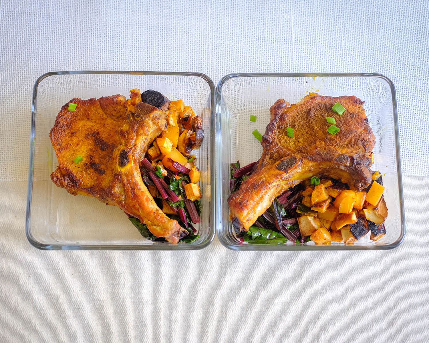 Pan-Fried Honey Turmeric Pork Chops - Pork Meal Prep