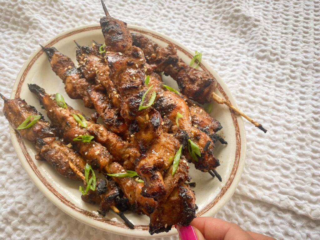 chicken bulgogi kebabs