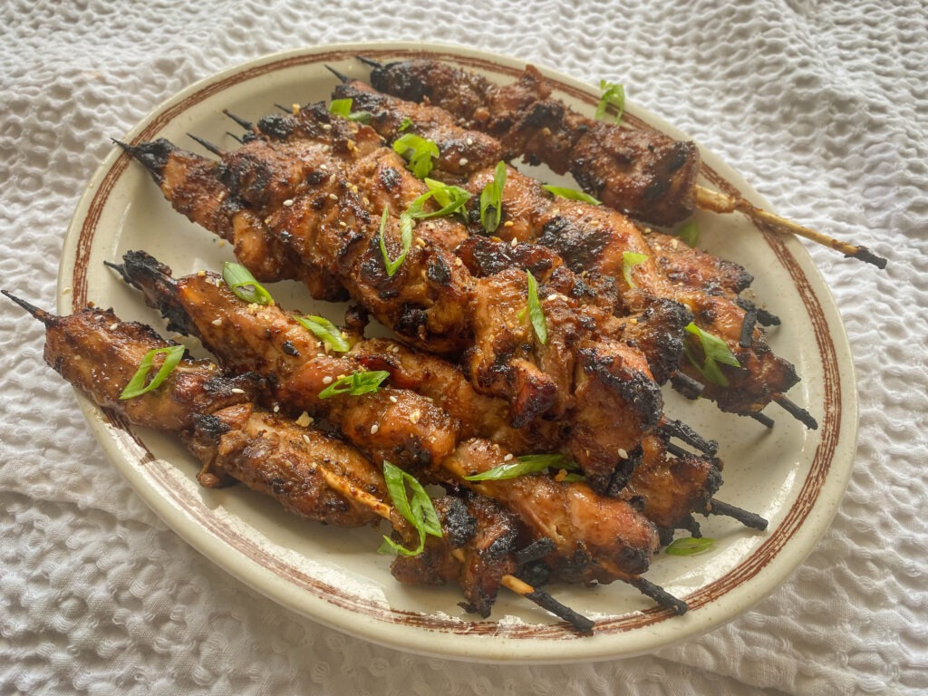 chicken bulgogi kebabs