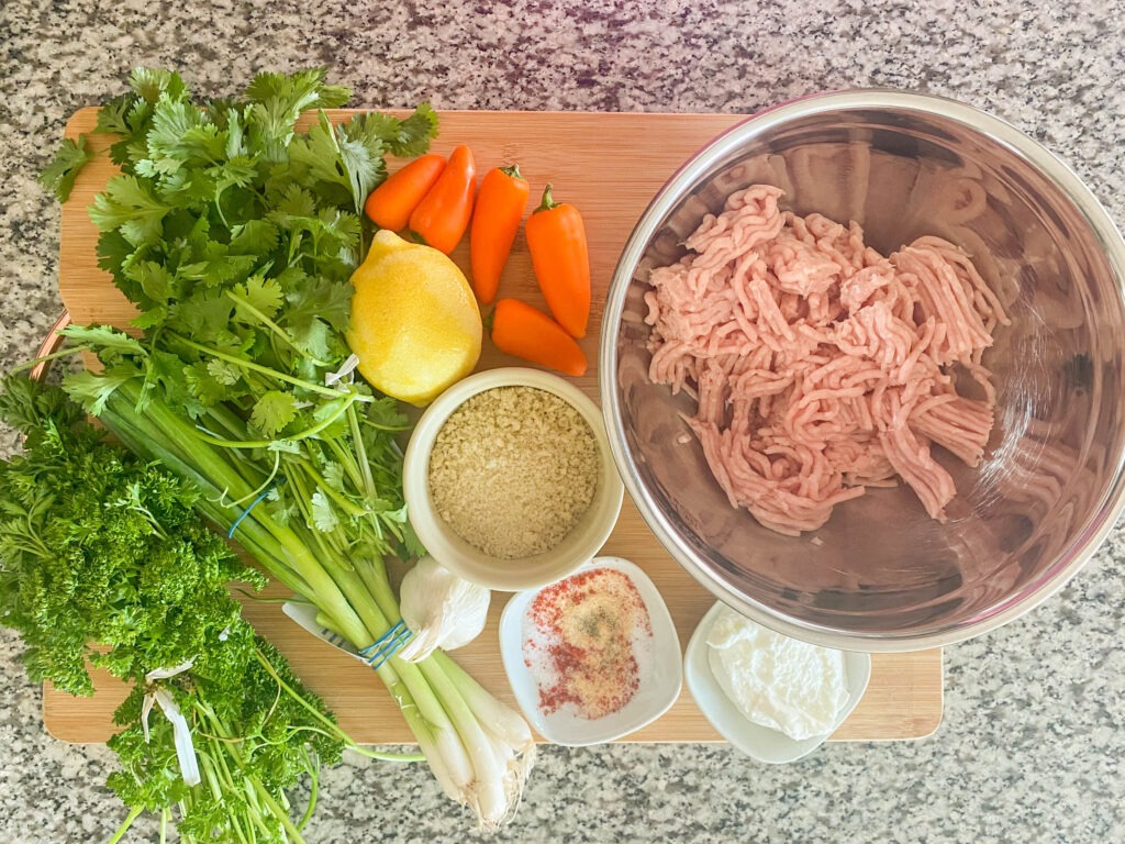 chicken burger ingredients