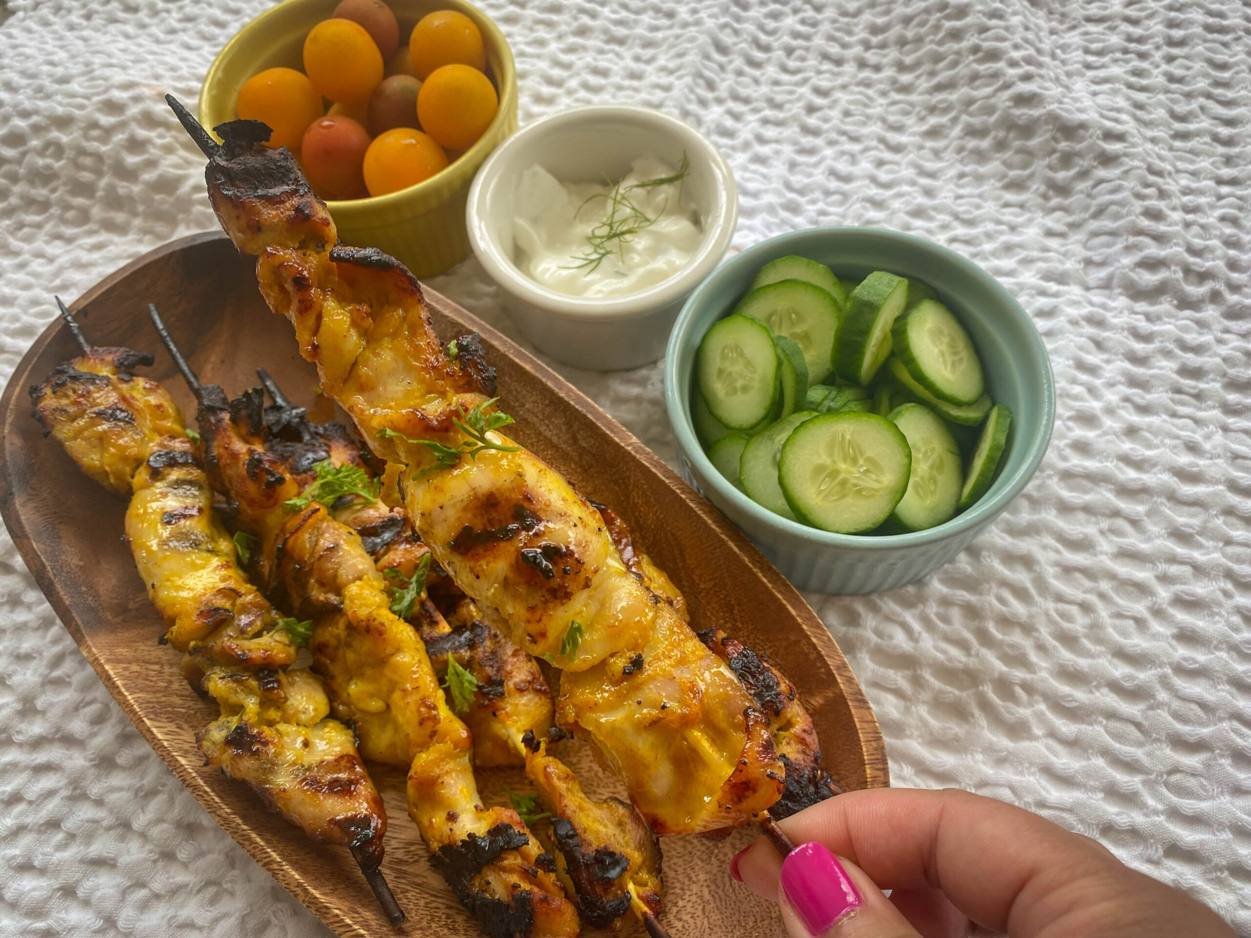 chicken kebabs