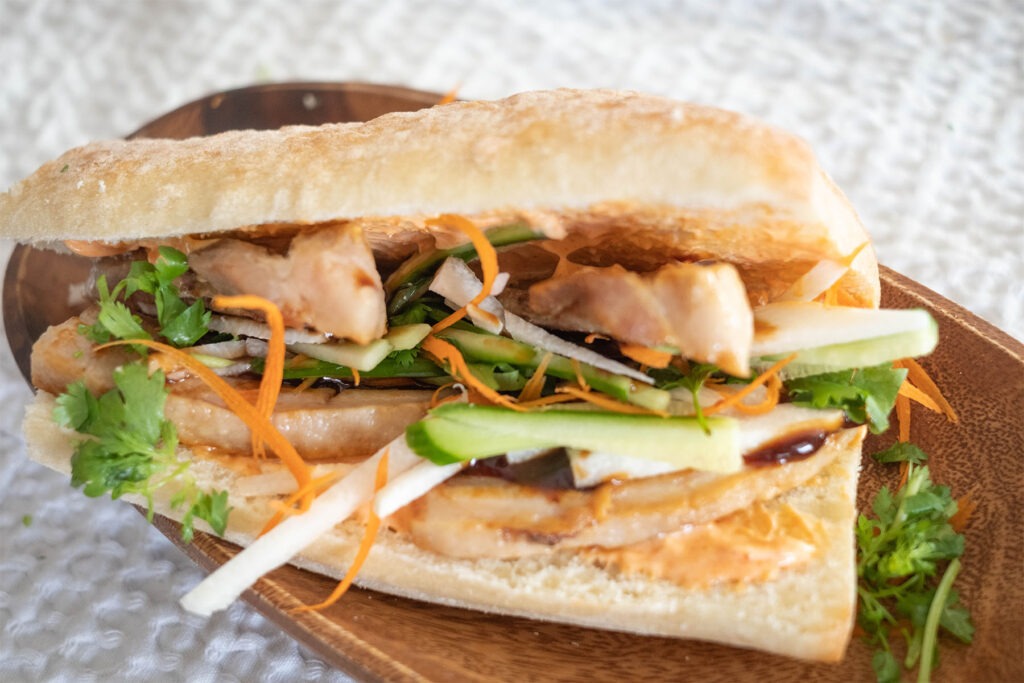 Pork Belly Ciabatta Baguette