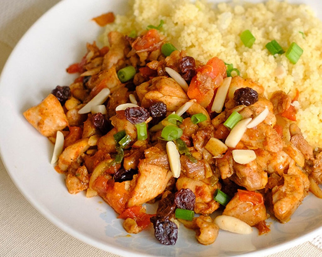 moroccan chicken with couscous