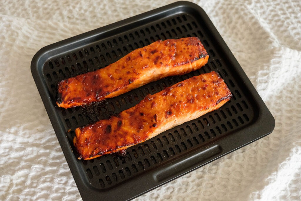 sweet chili glazed salmon
