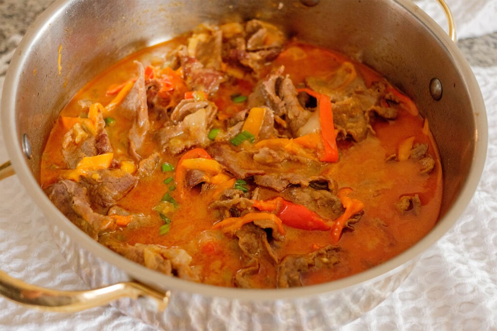 thai red beef curry